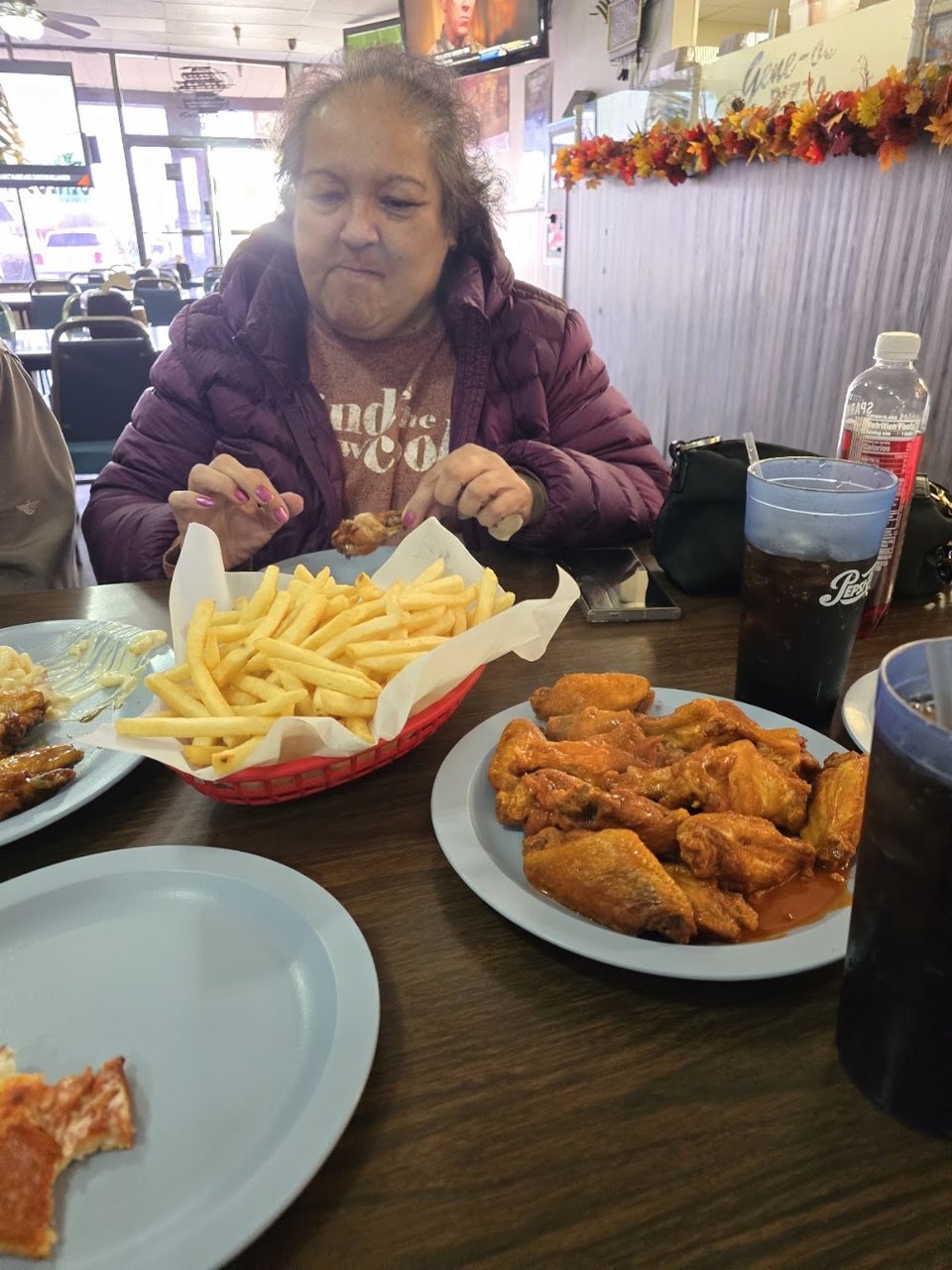 Hot Wings and Fries