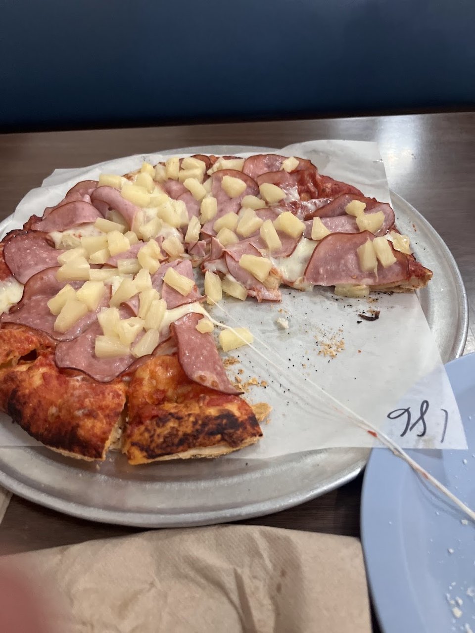 Ham and Pineapple Pizza